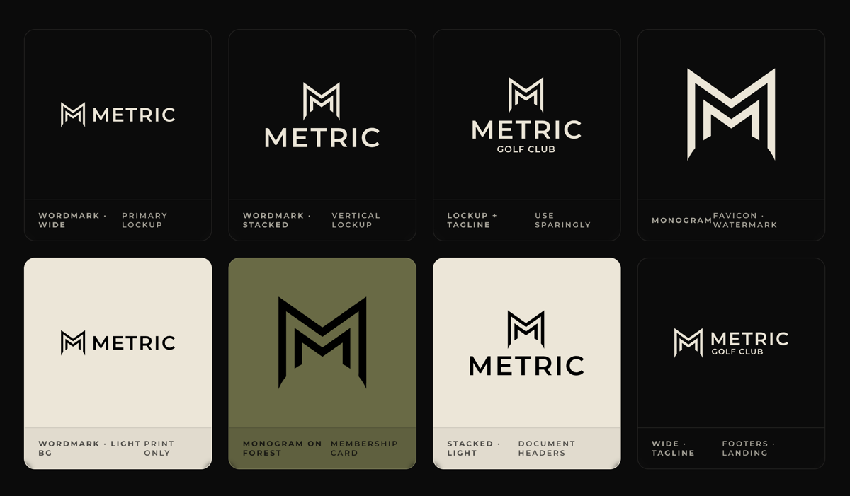 Metric Golf Club screen